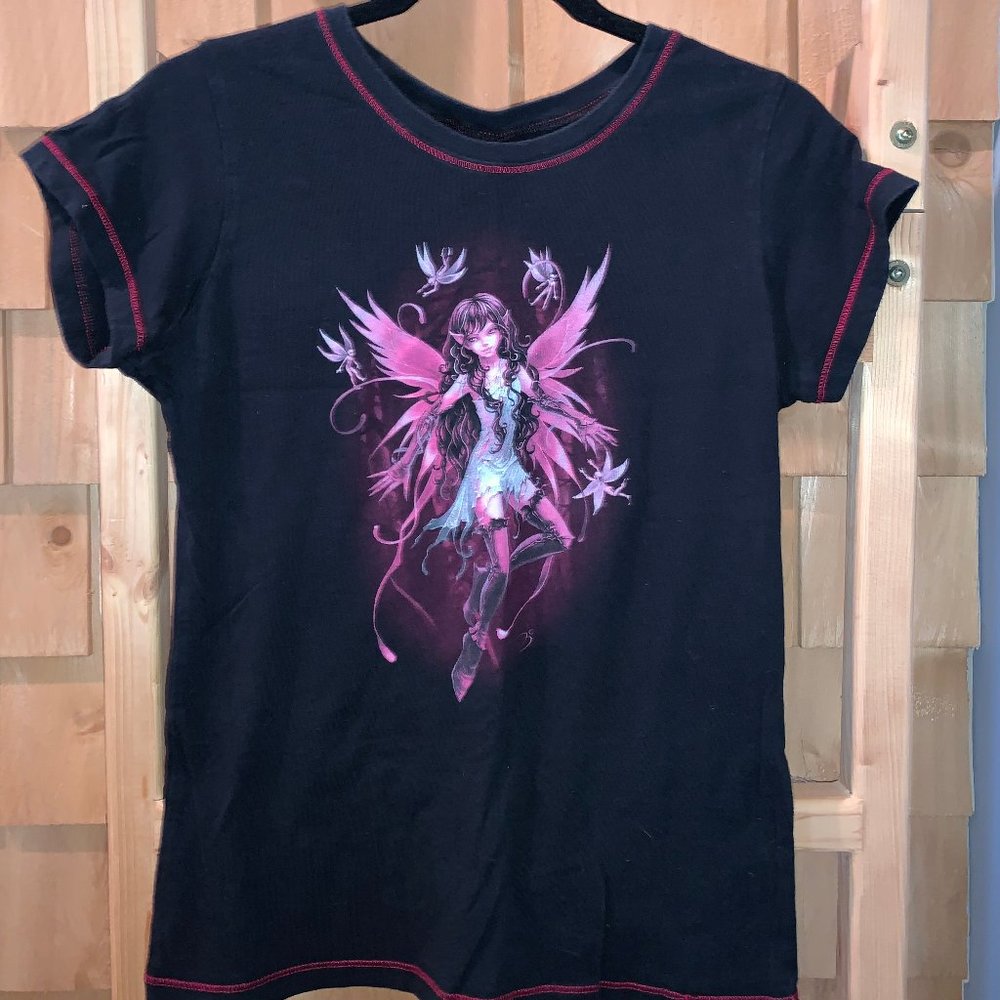 Y2K Pink Fairy Tee